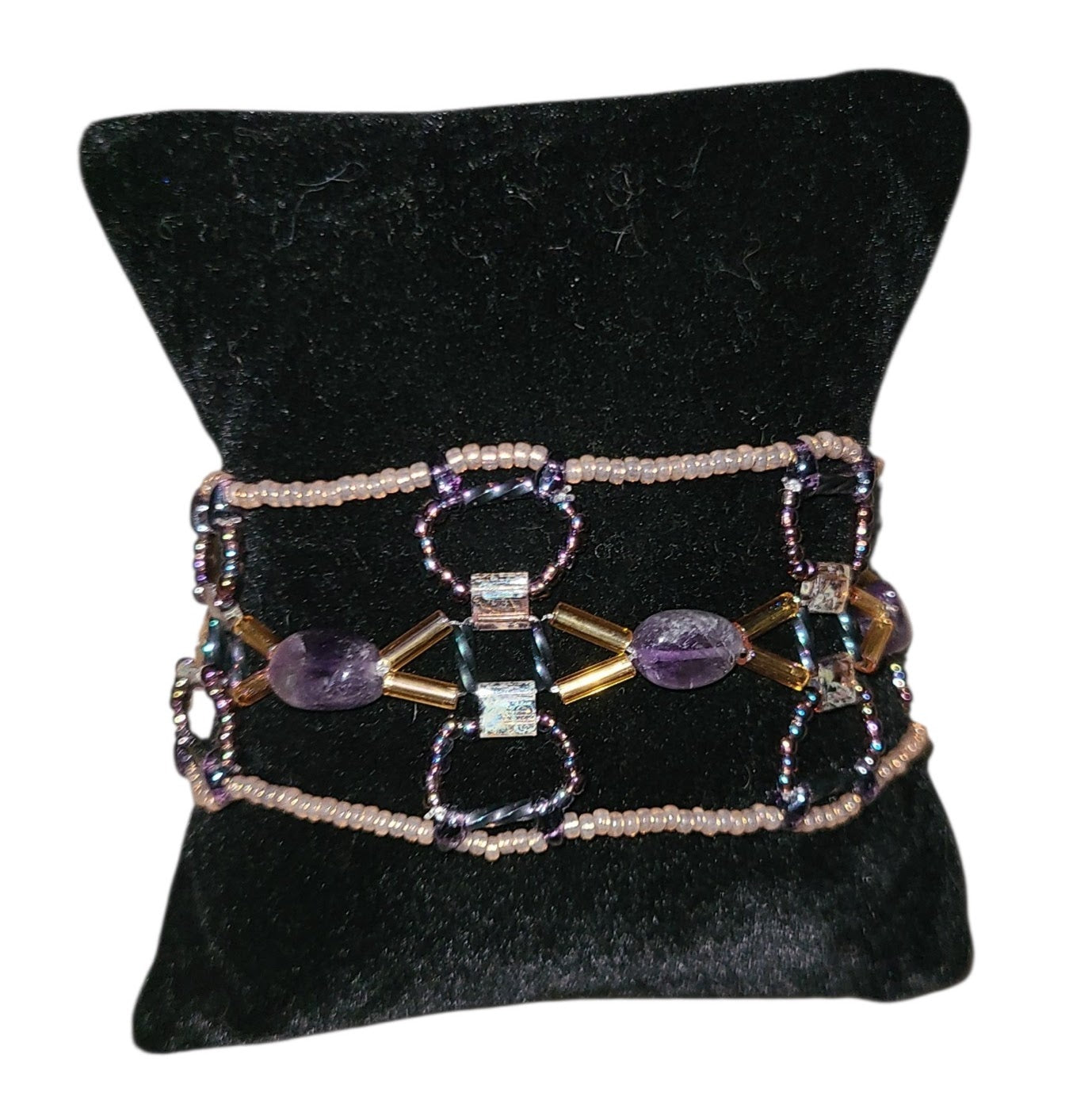 Amethyst Aegean Weave Bracelet