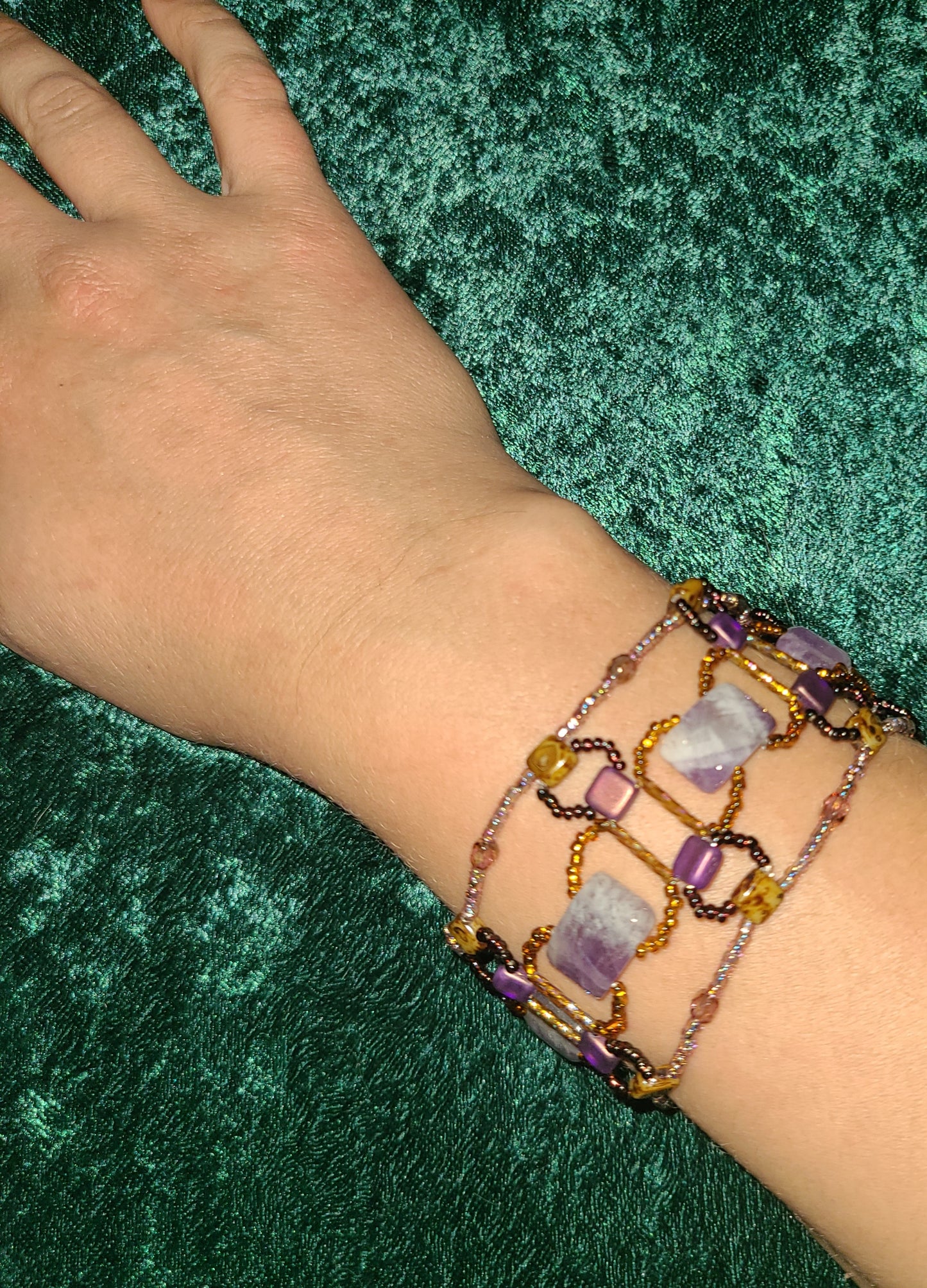 Copper Amethyst Providence Bracelet