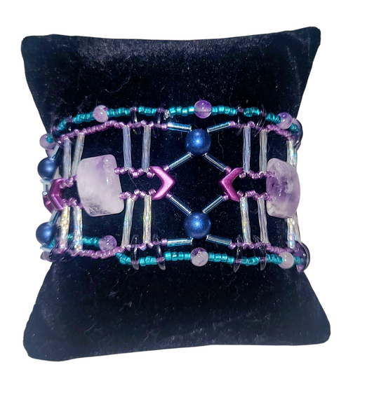 Amethyst Jaali Bracelet