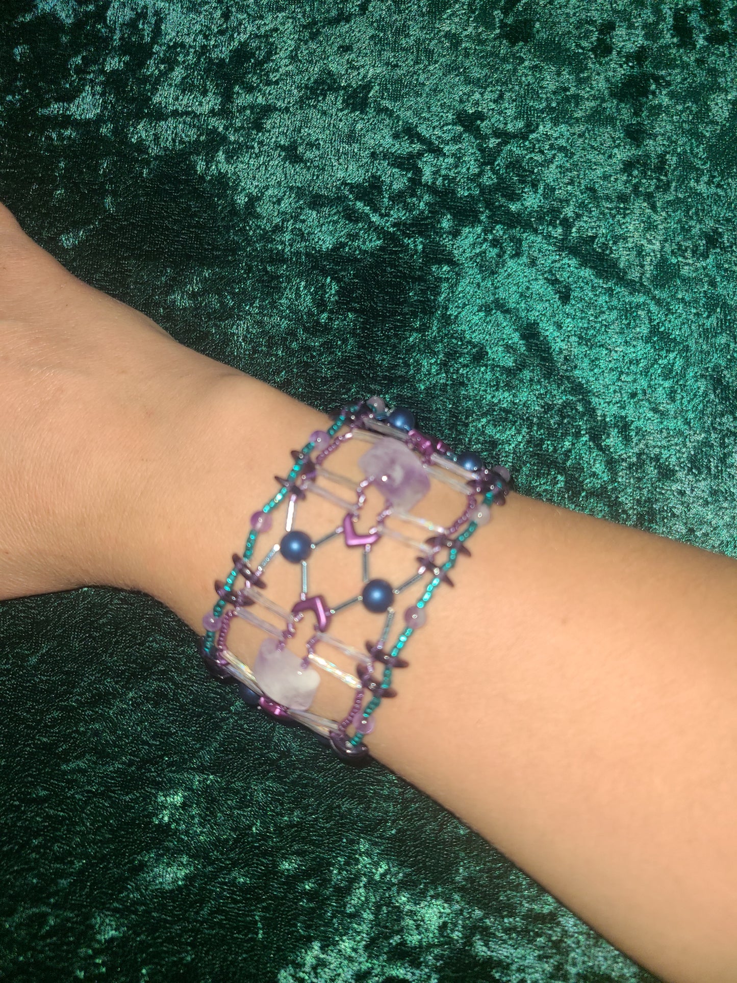 Amethyst Jaali Bracelet