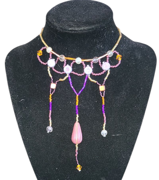 Amtrrine Ethereal Cascade Necklace