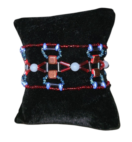 Angelite Aegean Weave Bracelet