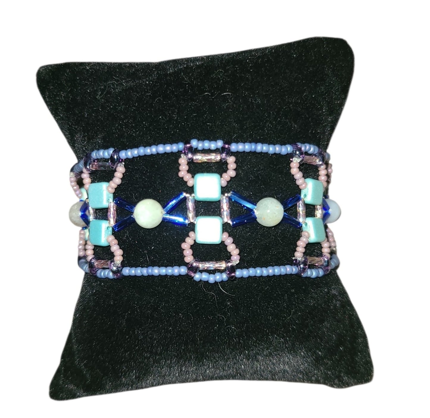 Aquamarine Aegean Weave Bracelet