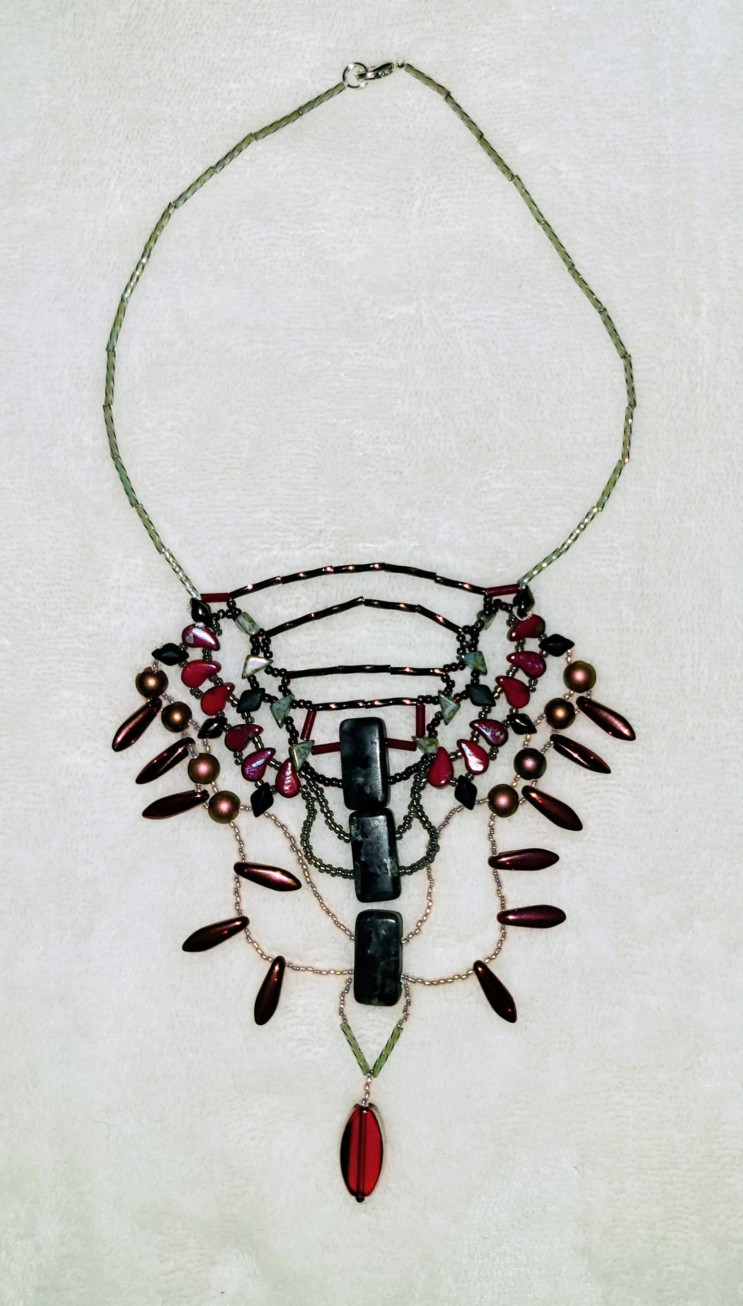 Black Labradorite Gulbadan Necklace