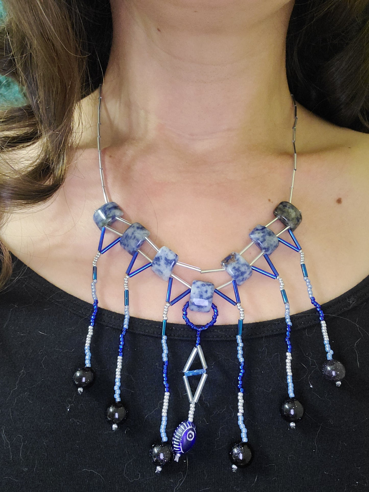 Blue Jasper Adriatic Splendor Necklace