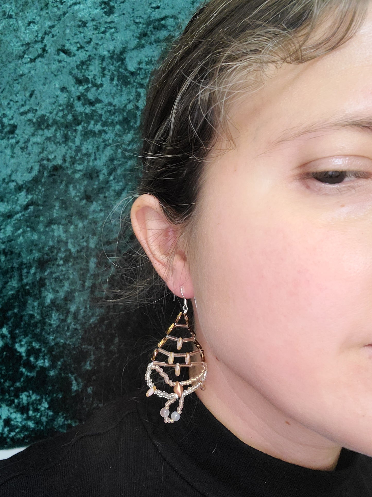 Botswana Agate Trellils Earrings