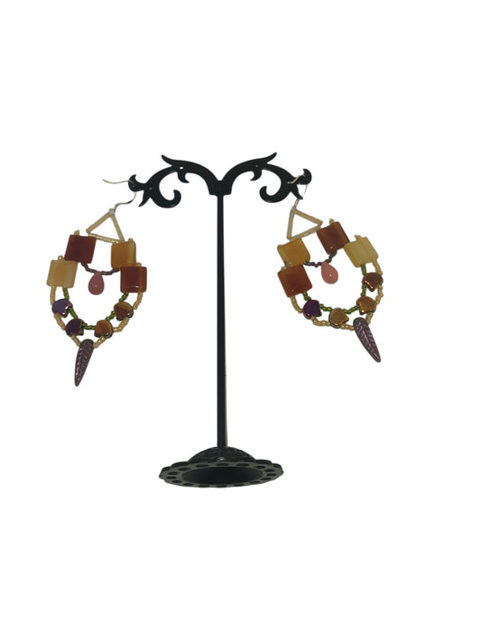 Warm Carnelian Downtown Dazzle Earrings