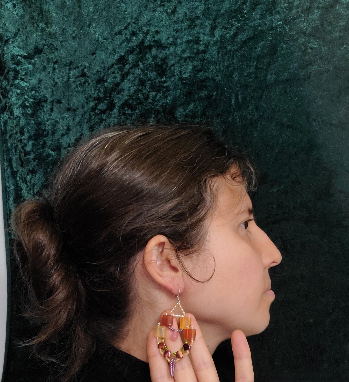 Warm Carnelian Downtown Dazzle Earrings