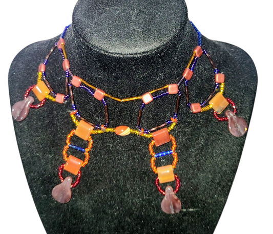 Carnelian Tyrian Gate necklace