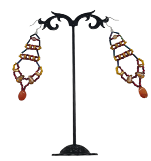 Carnelian Sunset Bloom Earrings