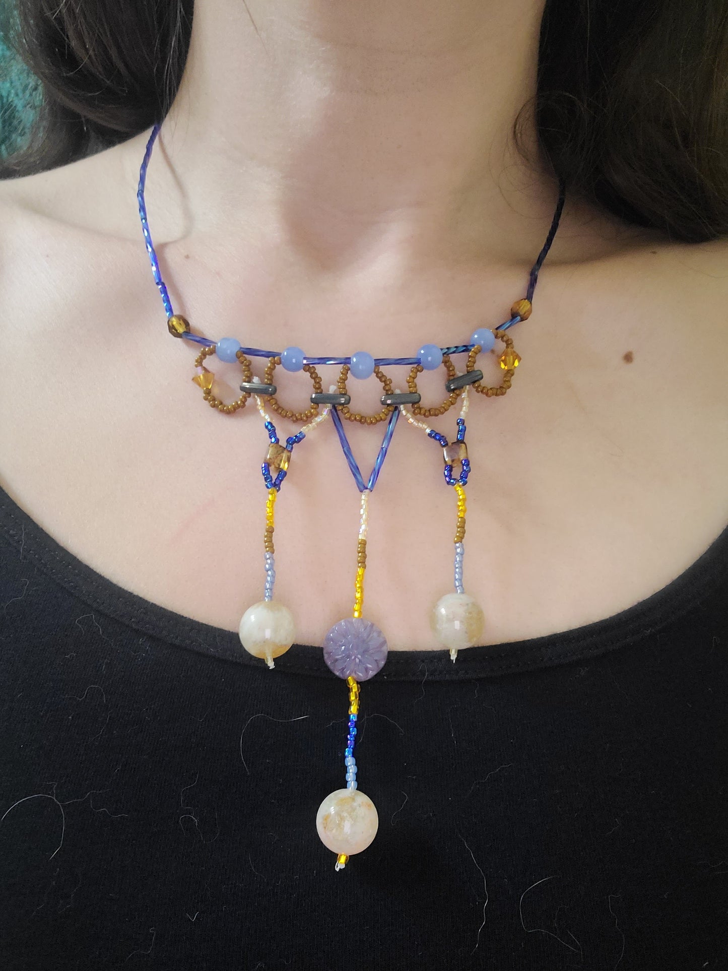 Citrine Ethereal Cascade Necklace