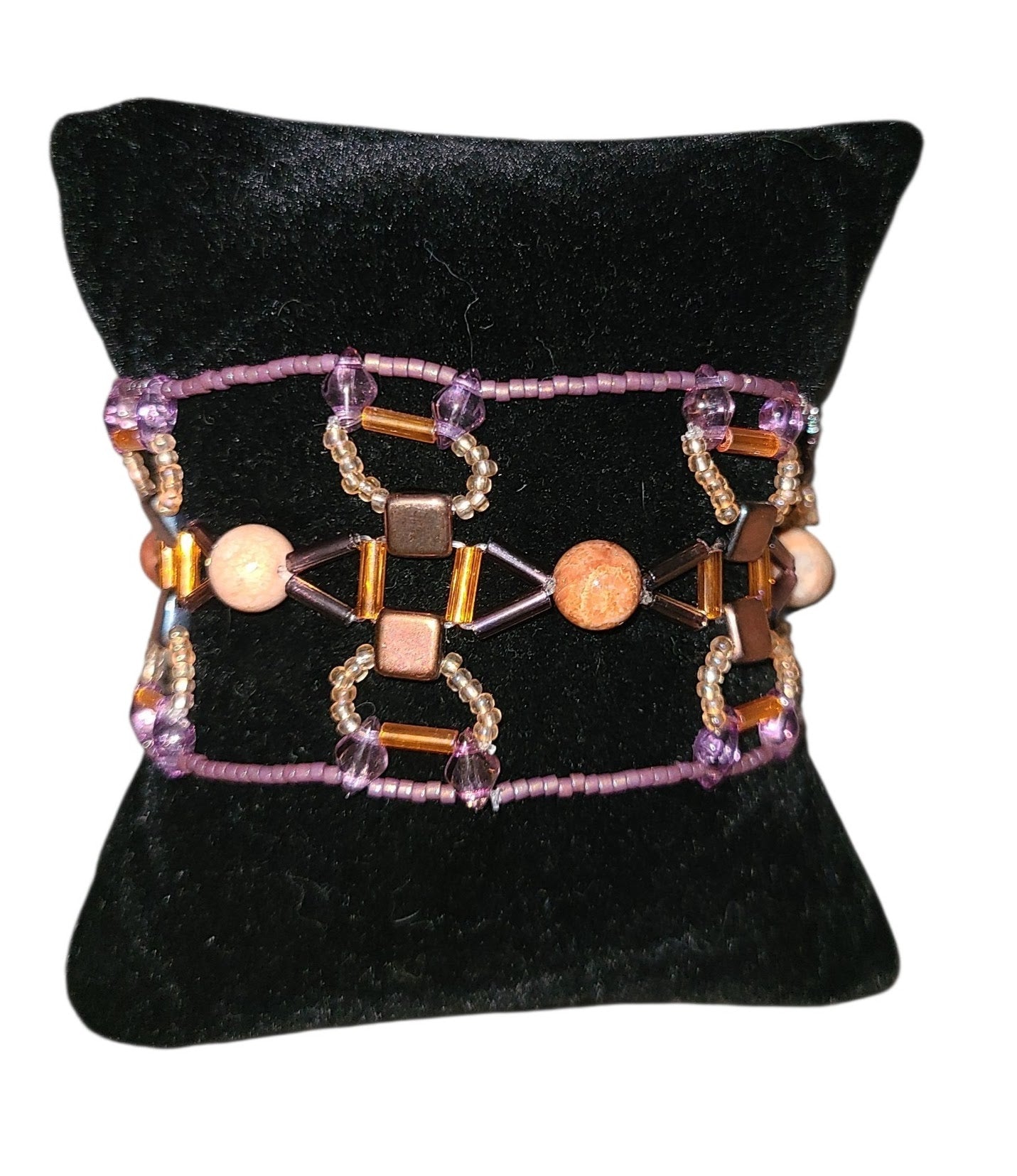 Coral Aegean Weave Bracelet