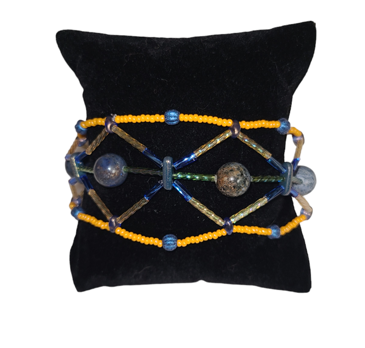 Dumortierite Nomadic Network bracelet