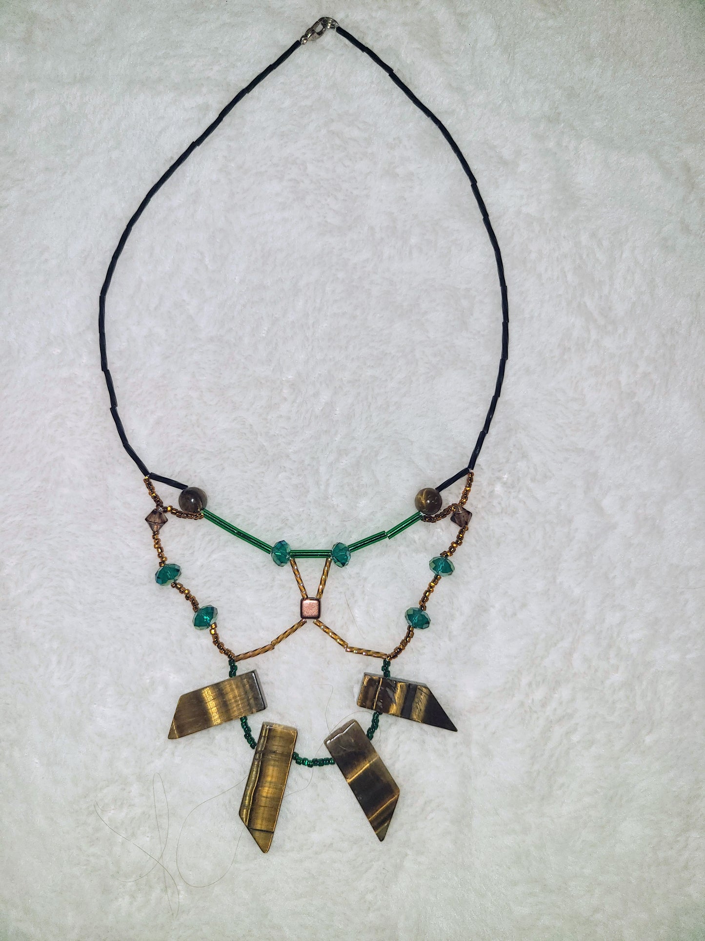 Tiger Eye Butterfly Necklace