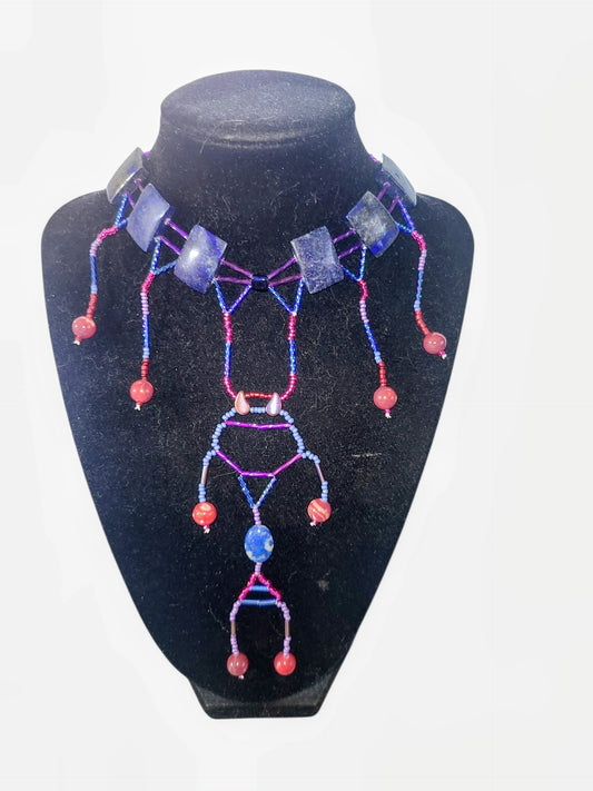 Fuchsia Lapis Tellmark Necklace