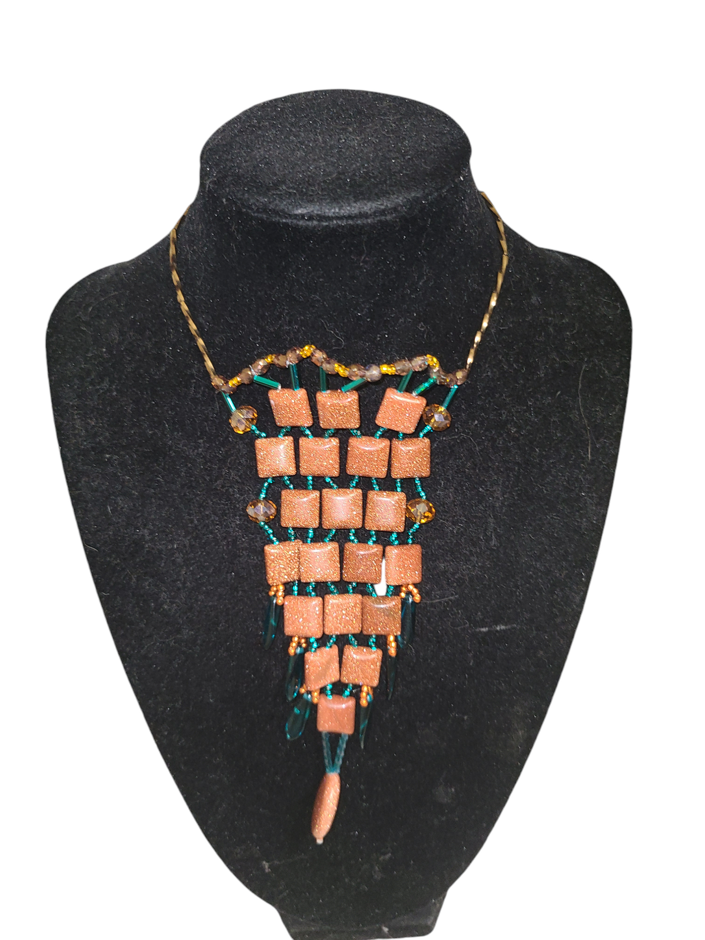 Goldstone Metropolitan Mosaic Necklace