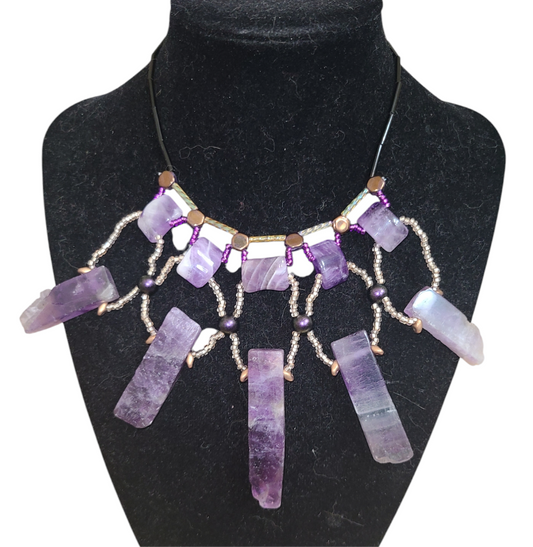 Amethyst Painted Desert Necklace