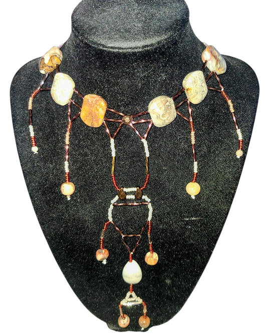 Laguna Lace Agate Tellmark Necklace