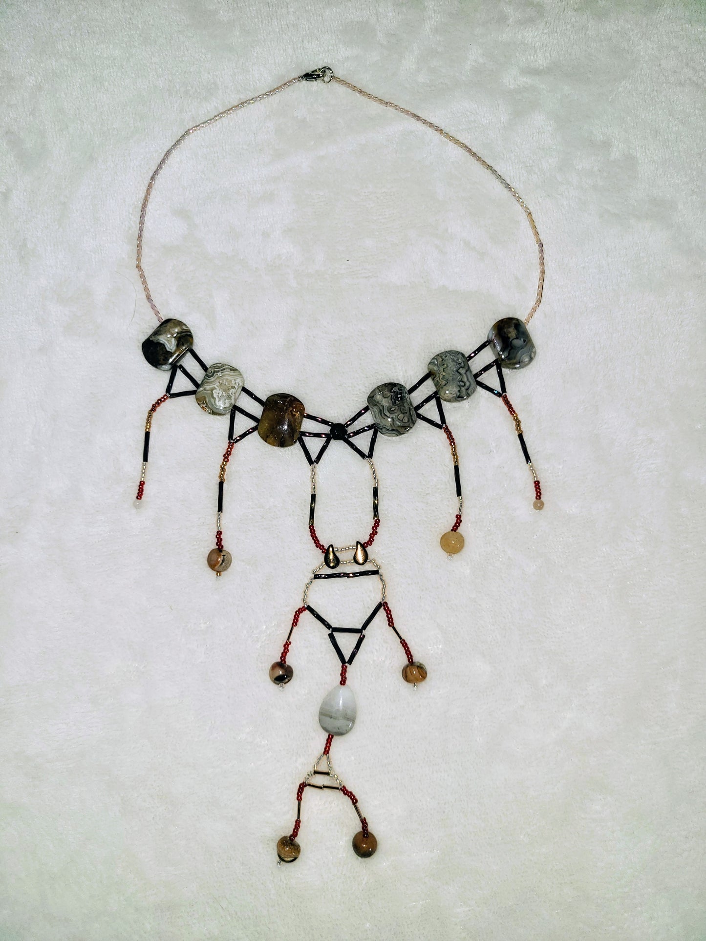Laguna Lace Agate Tellmark Necklace