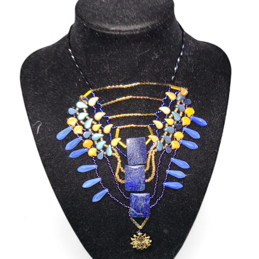 Royal Lapis Gulbadan Necklace