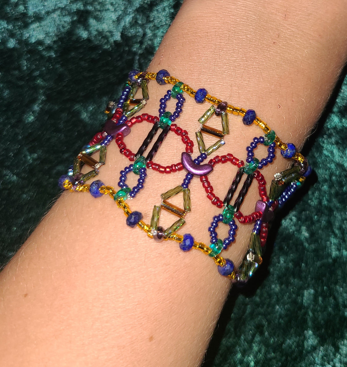 Lapis Tracery Bracelet