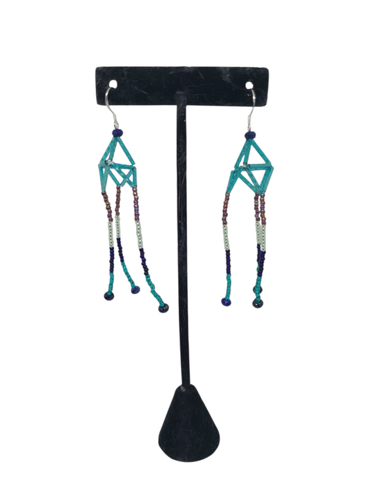 Lapis Taxila Earrings
