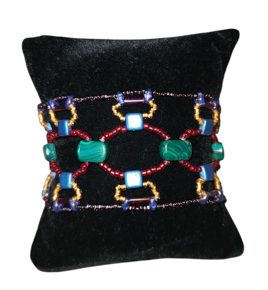 Malachite Bohemian Dreamweave Bracelet