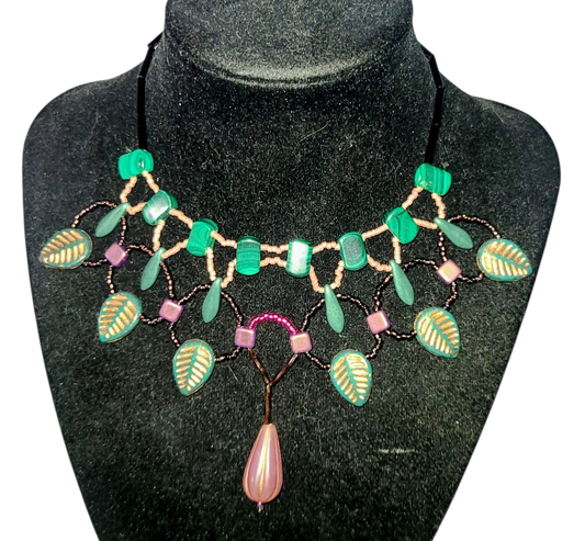 Malachite Cleopatra Necklace