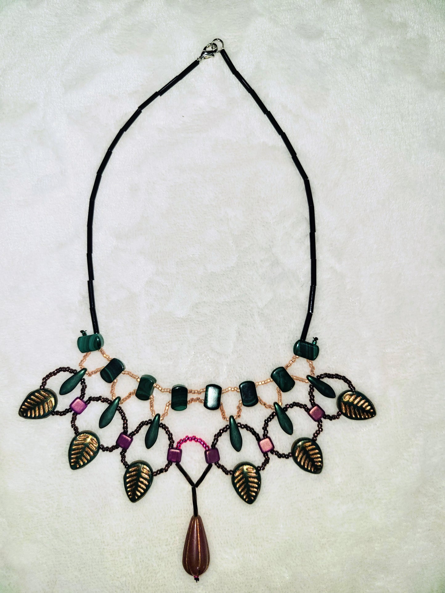 Malachite Cleopatra Necklace