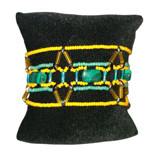 Malachite Tessera Bracelet