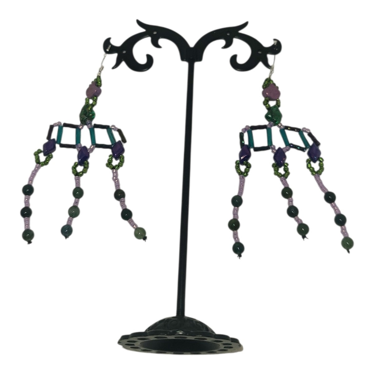 Moss Agate Crotalia Colonnade Necklace