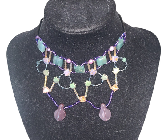 Moss Agate Minoan Portal Necklace