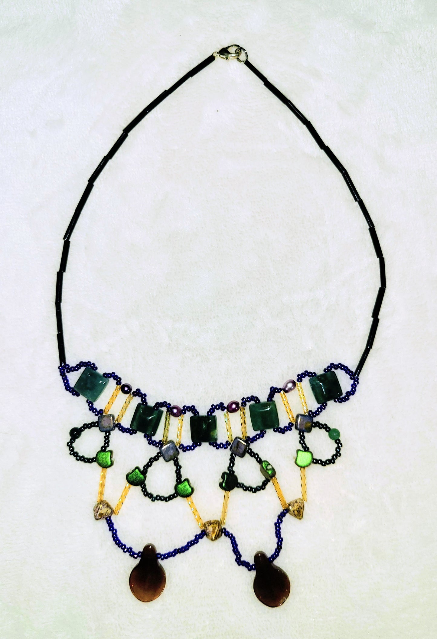 Moss Agate Minoan Portal Necklace