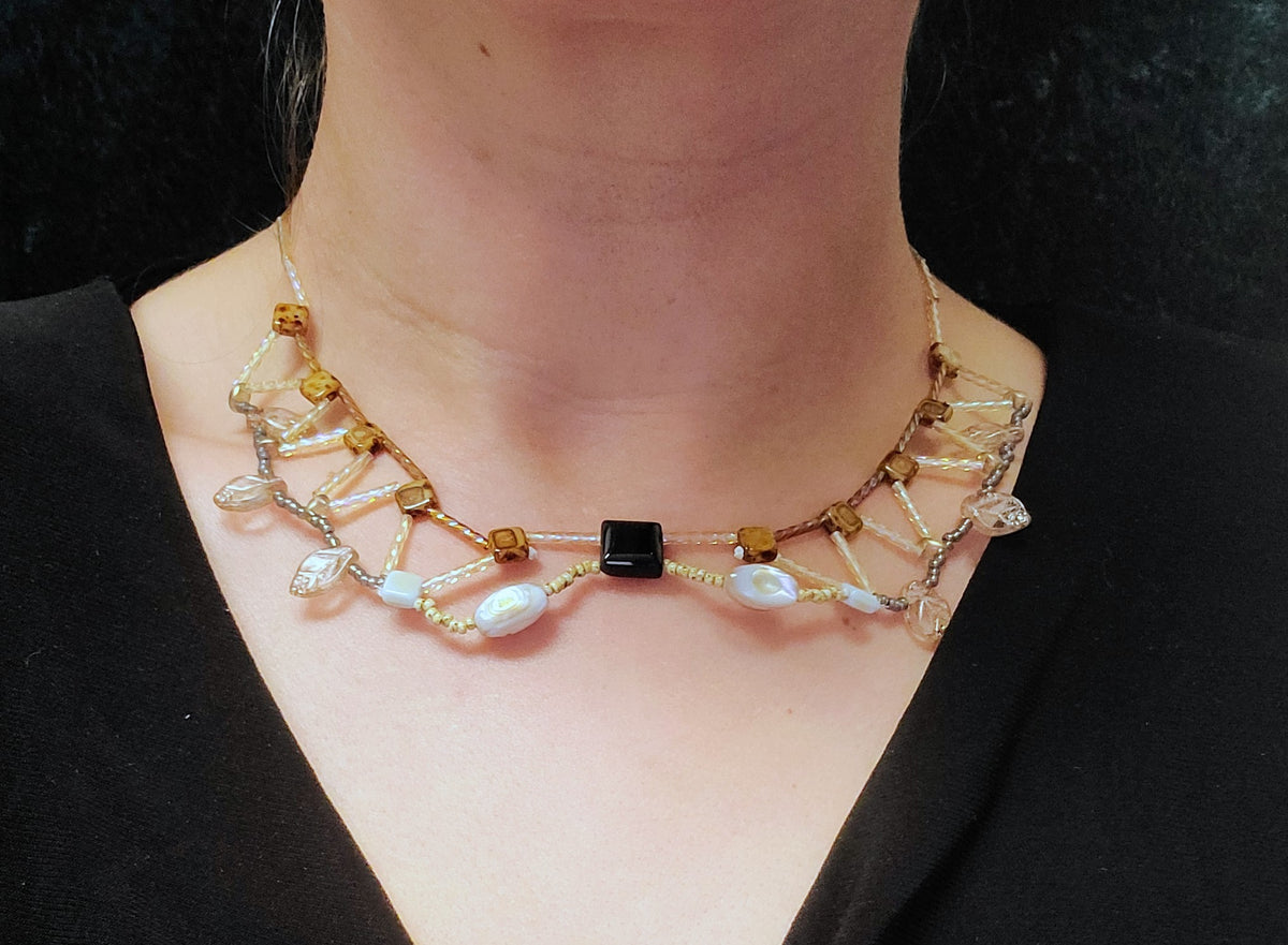 Onyx After Hortense Necklace
