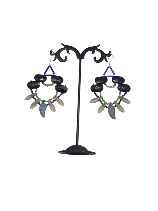 Obsidian Downtown Dazzle Earrings