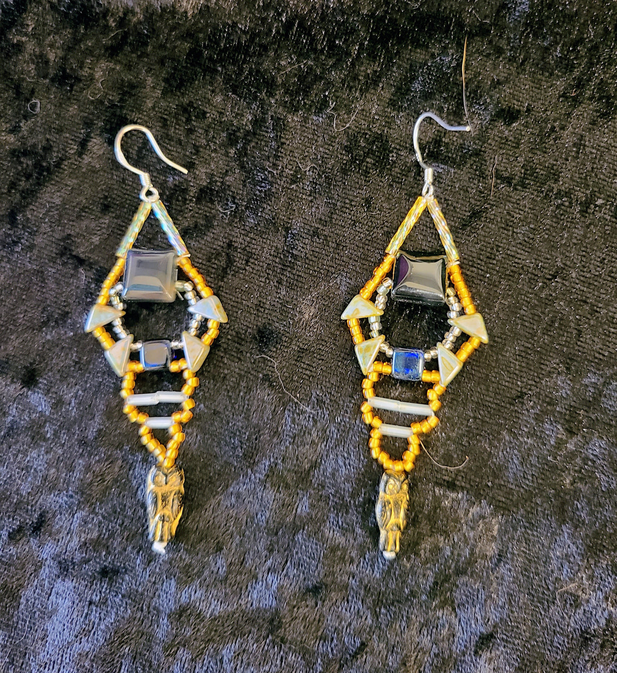 Onyx Girandole Earrings