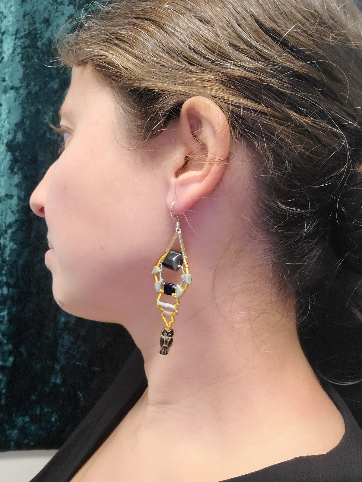 Onyx Girandole Earrings