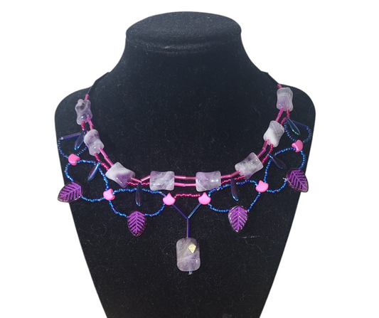 Amethyst Cleopatra Necklace