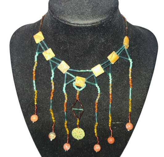 Picture Jasper Adriatic Splendor Necklace