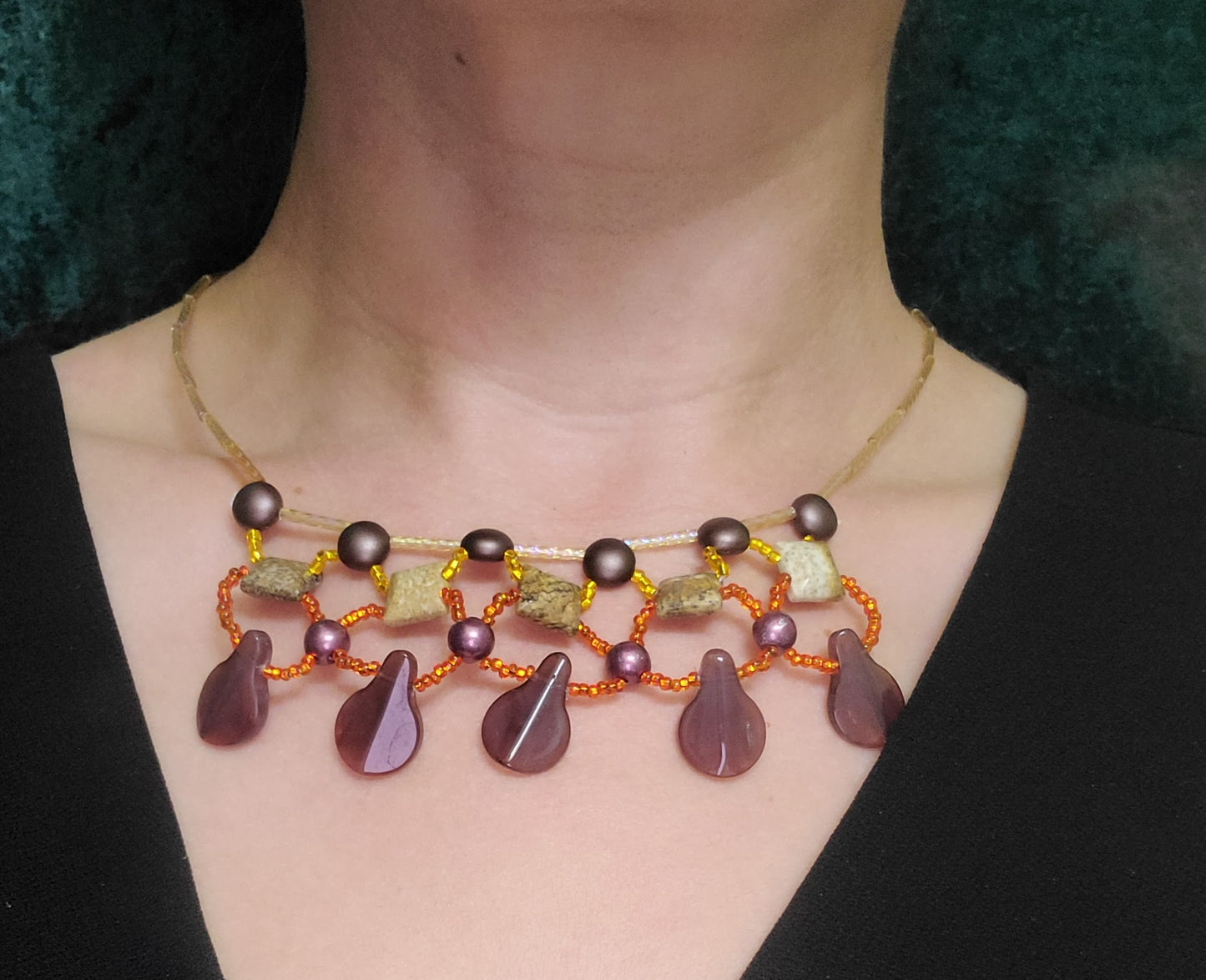 Picture Jasper Painted Desert Necklace