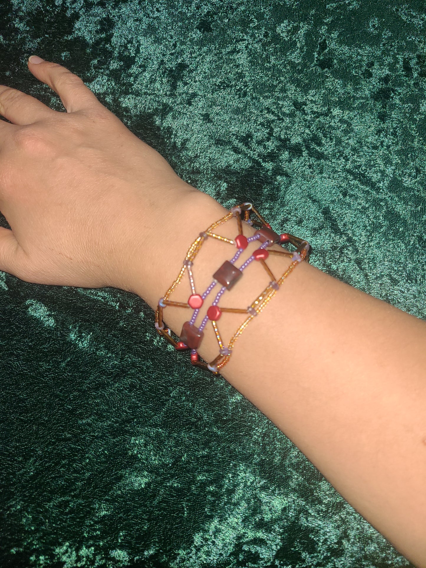 Tree Agate Khotan Bracelet