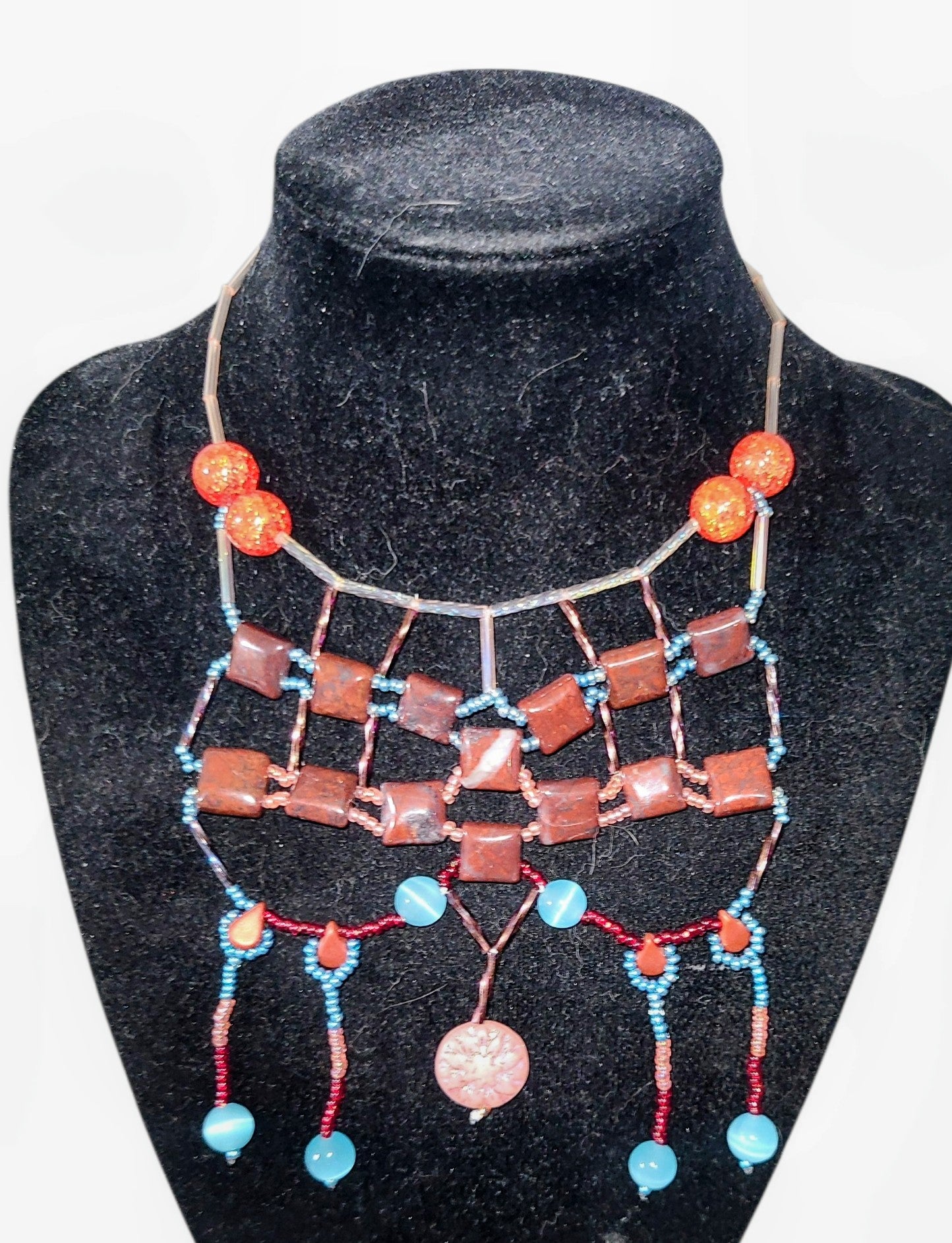 Poppy Jasper Starlit Sands Necklace