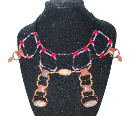 Poppy Jasper Tyrian Gate Necklace