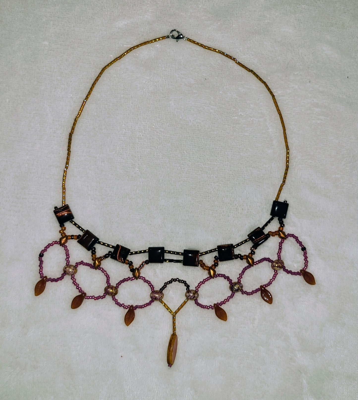 Red Tiger Eye Cleopatra Necklace