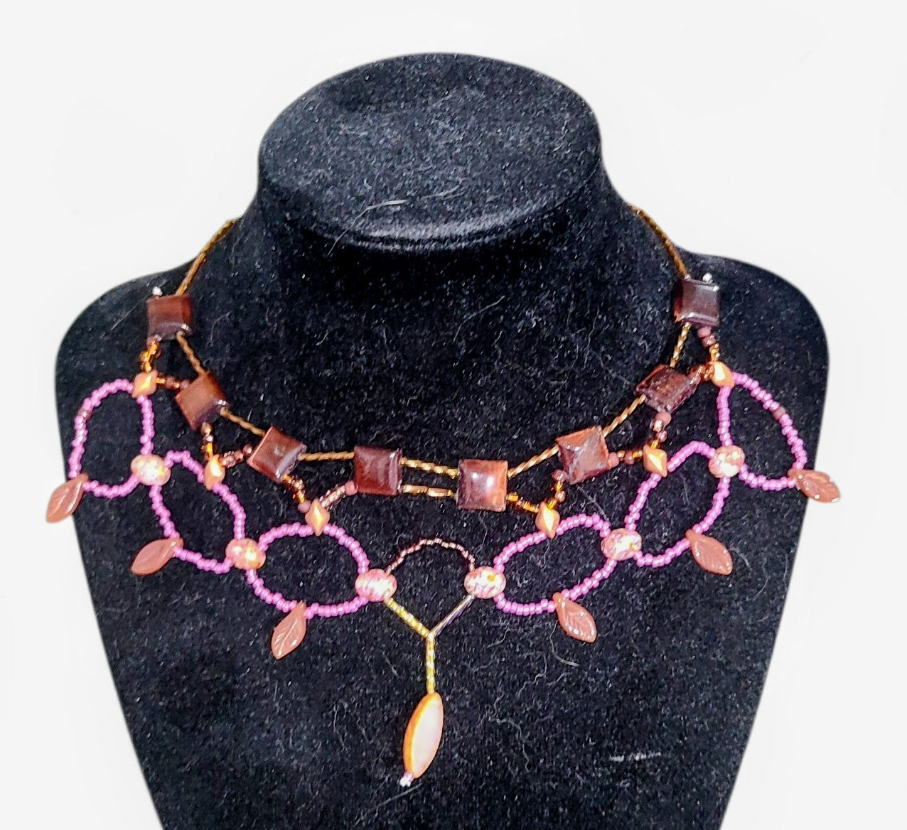 Red Tiger Eye Cleopatra Necklace