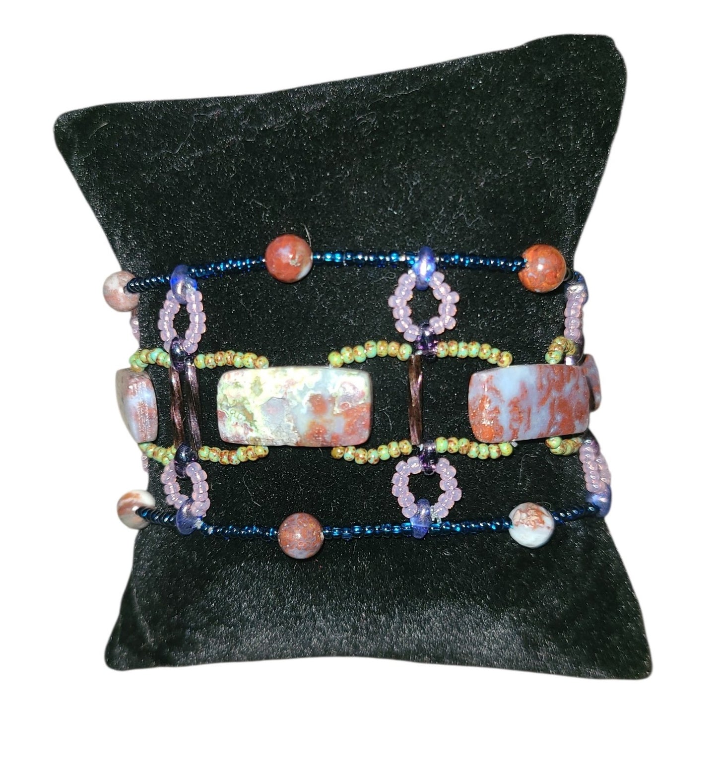 Red Lightning Agate Providence Bracelet