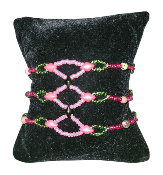 Rhodonite Interstice Bracelet
