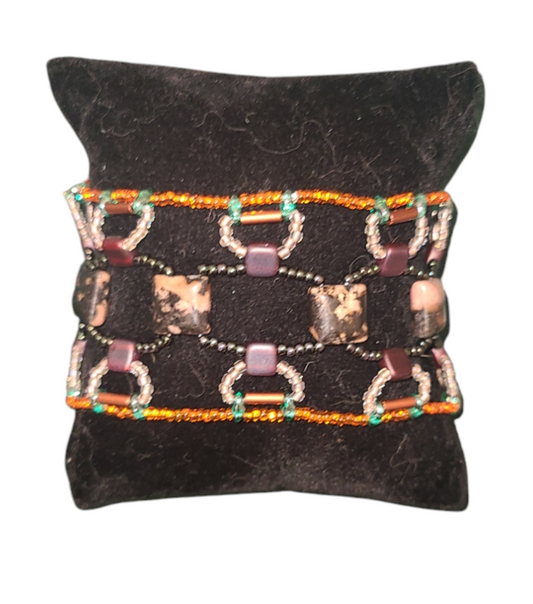 Rhodonite Bohemian Dreamweave Bracelet