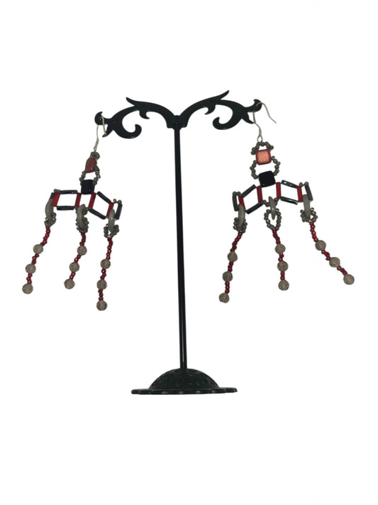 Smoky Quartz Crotalia Colonnade Earrings