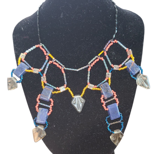Sodalite Tyrian Gate Necklace